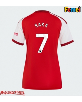 Arsenal Bukayo Saka #7 Tricou Fotbal Replică 2026-27 Femei Acasa